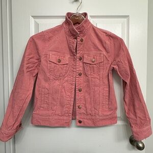 Old Navy Women’s Pink Corduroy Coat – Size Small – Like New